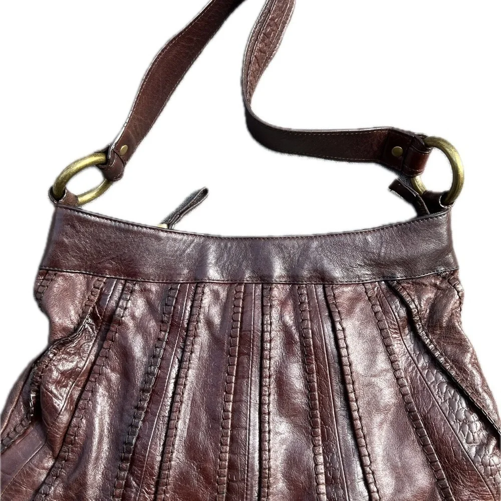 Hobo International Pleated Leather Bag